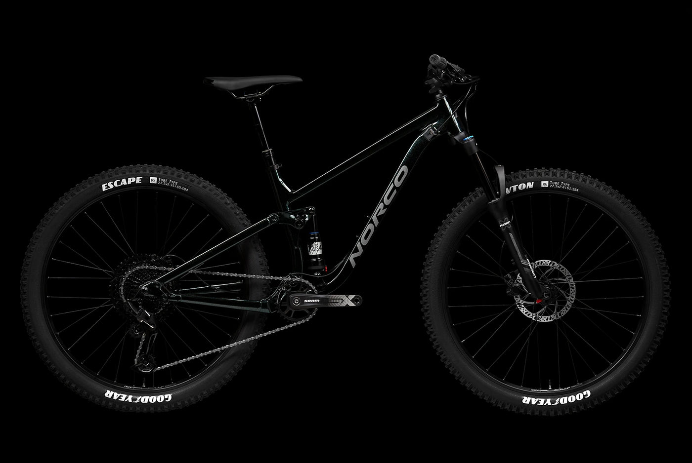 Norco | Fluid FS Youth | 27,5 | Negro | 2025