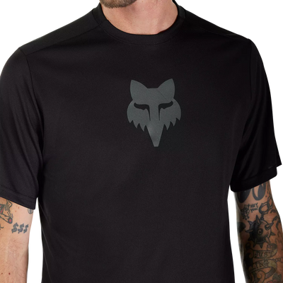 Polera Bicicleta Ranger Head Negro Fox