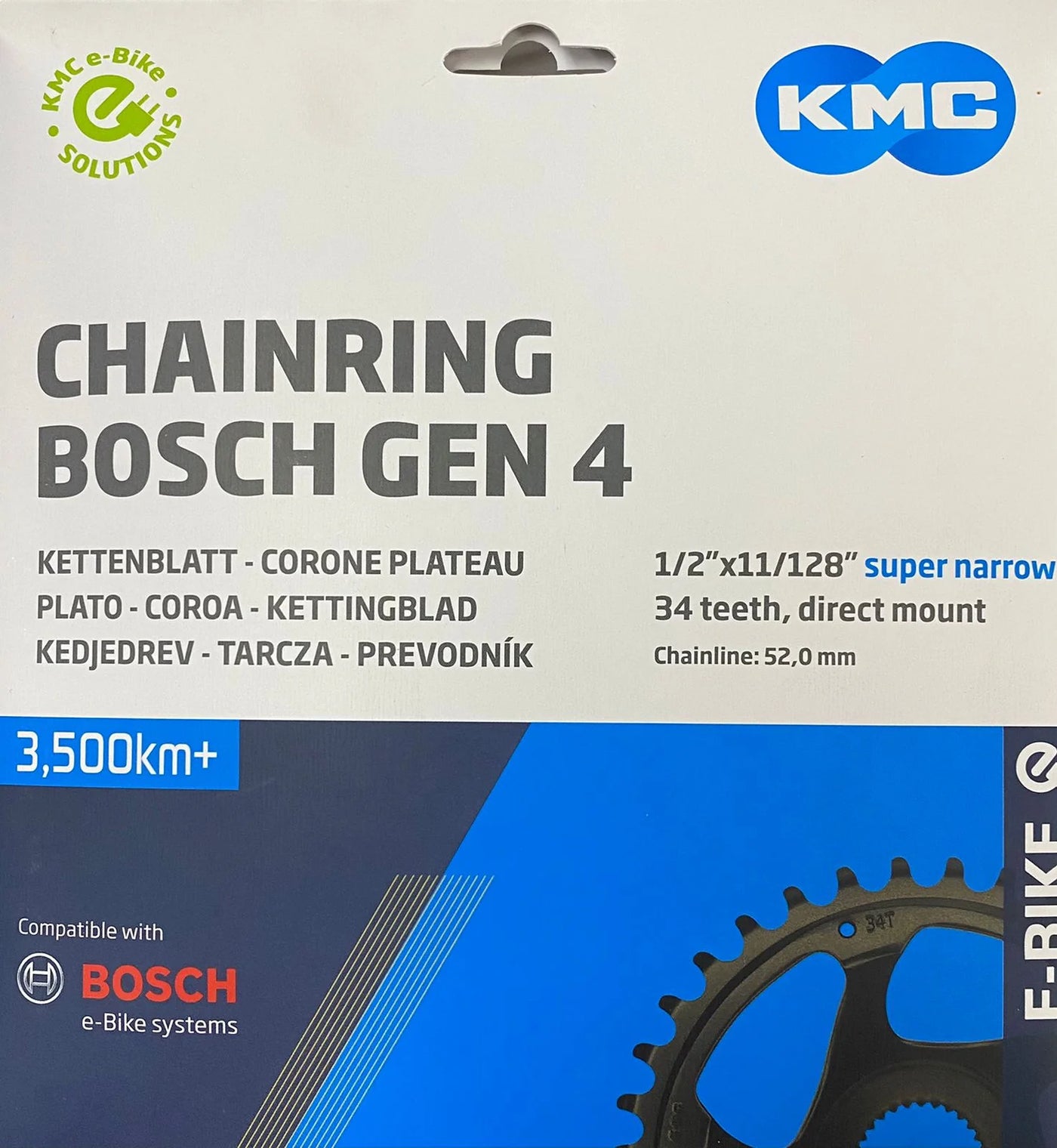 Corona KMC – 34T | Bosch GEN 4 | Acero