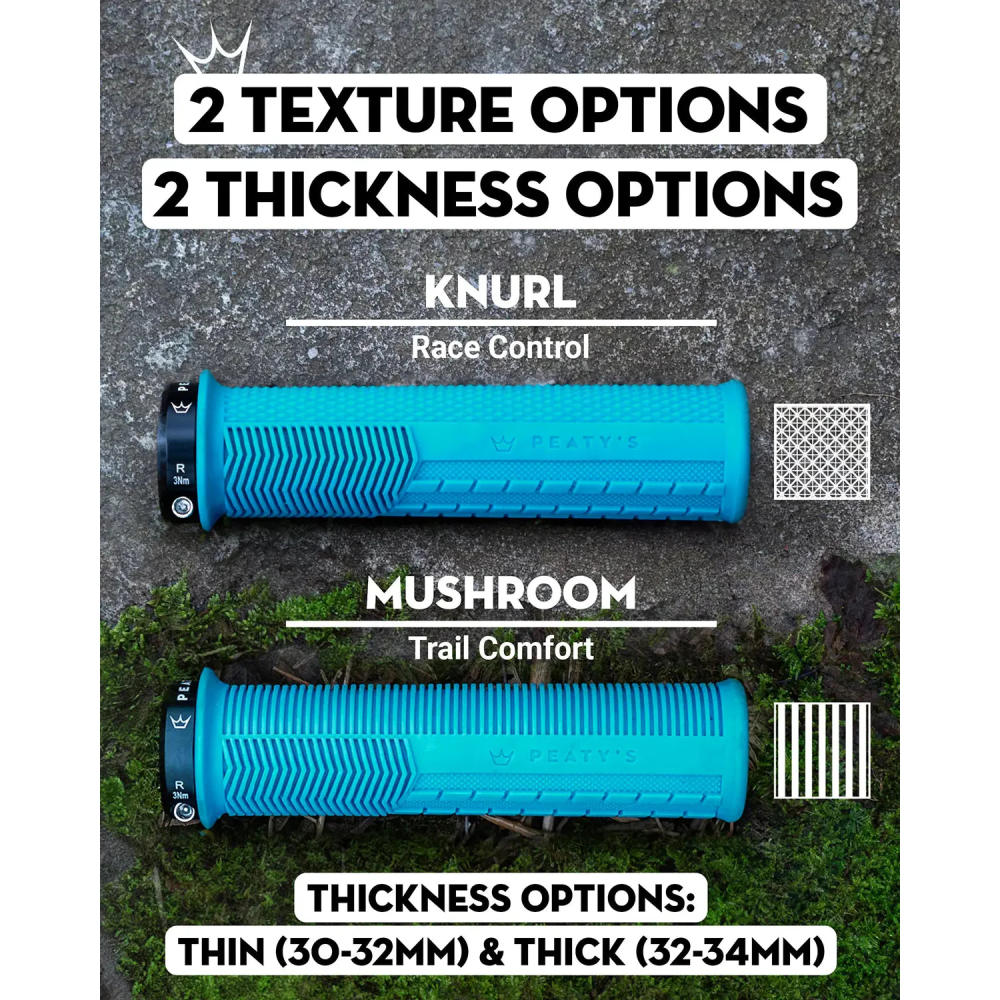 Puños PEATYS | Mushroom | Gris