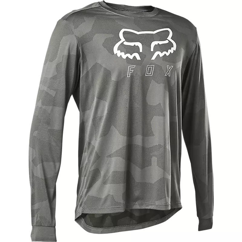 Polera Bicicleta Manga Larga Ranger Trudri Gris Fox