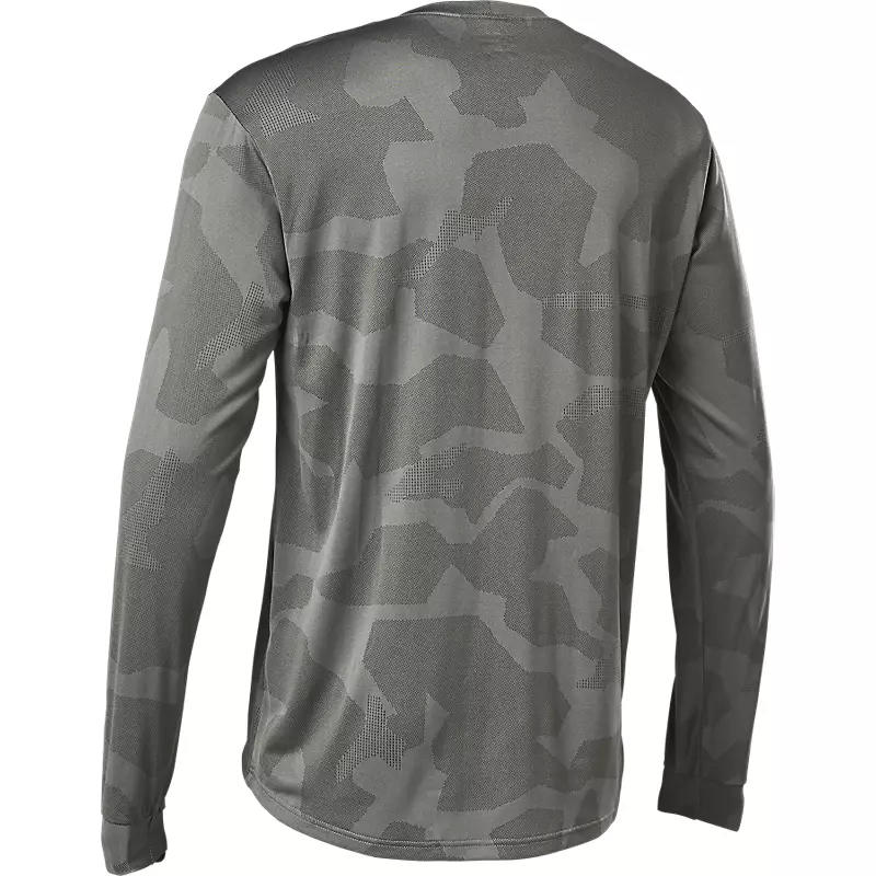 Polera Bicicleta Manga Larga Ranger Trudri Gris Fox